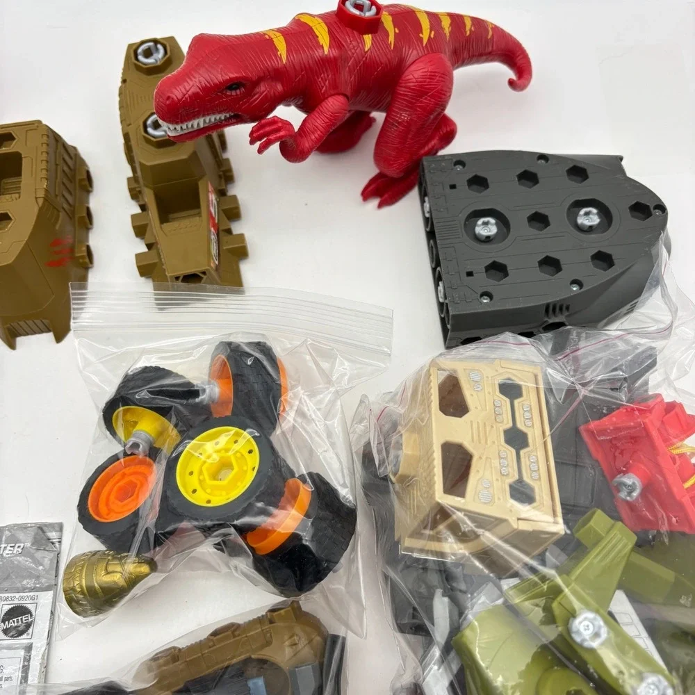 Matchbox Mega Rig System Jurassic Copter 99% COMPLETE 2010 Dinosaur Set